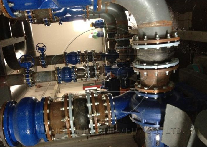 管道系统减震专用橡胶接头