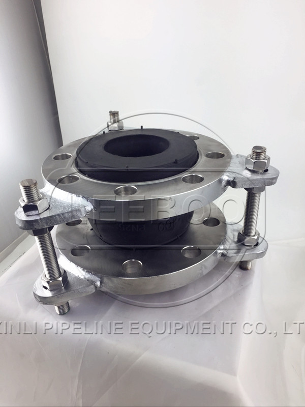 耐酸碱橡胶软接头使用现场